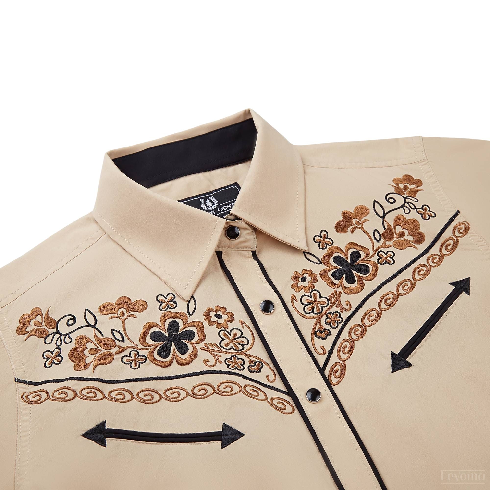 Women's Wildflower Embroidered Western Pearl Snap Shirt