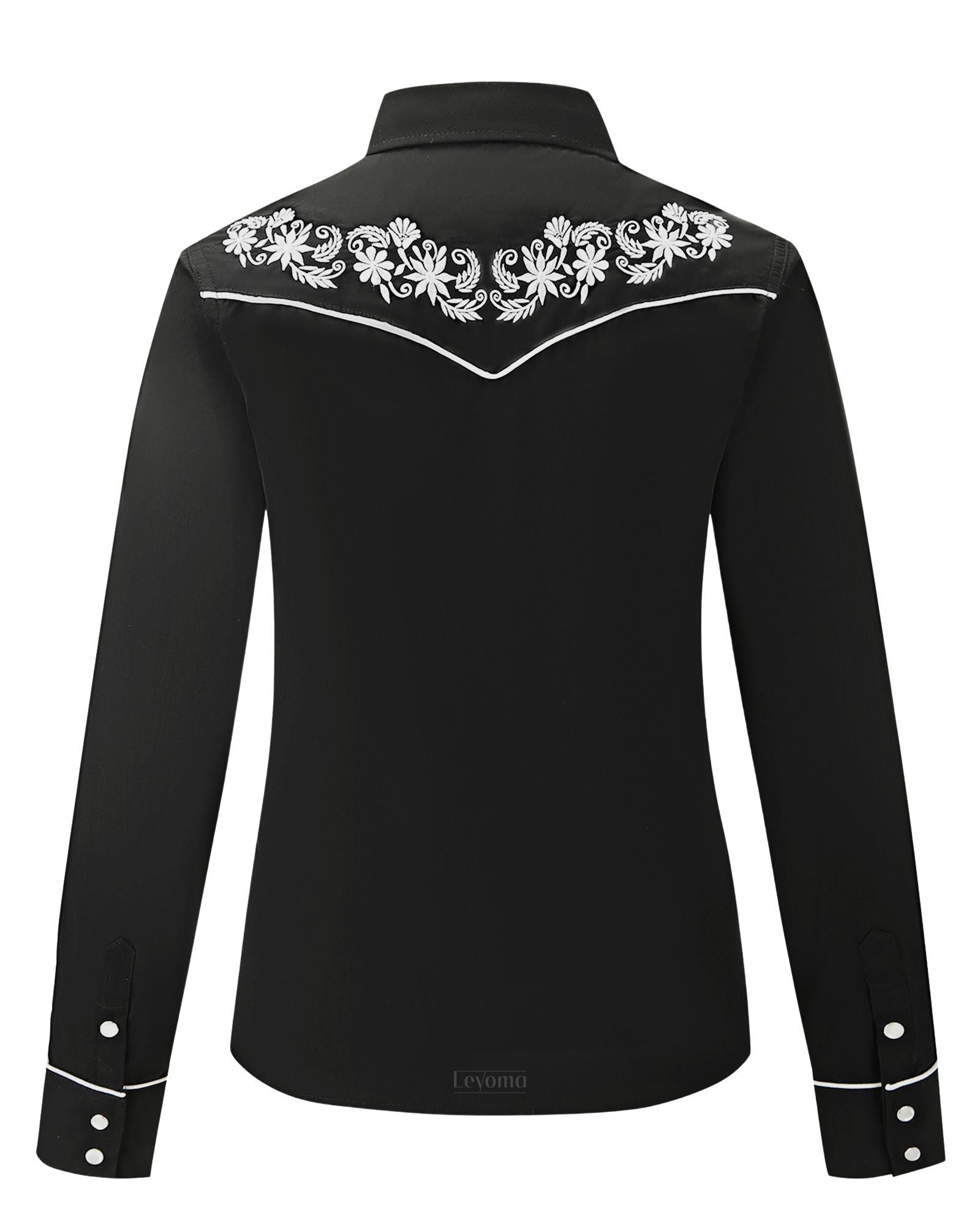 Women's Moonlit Meadows Embroidered Western Pearl Snap Shirt