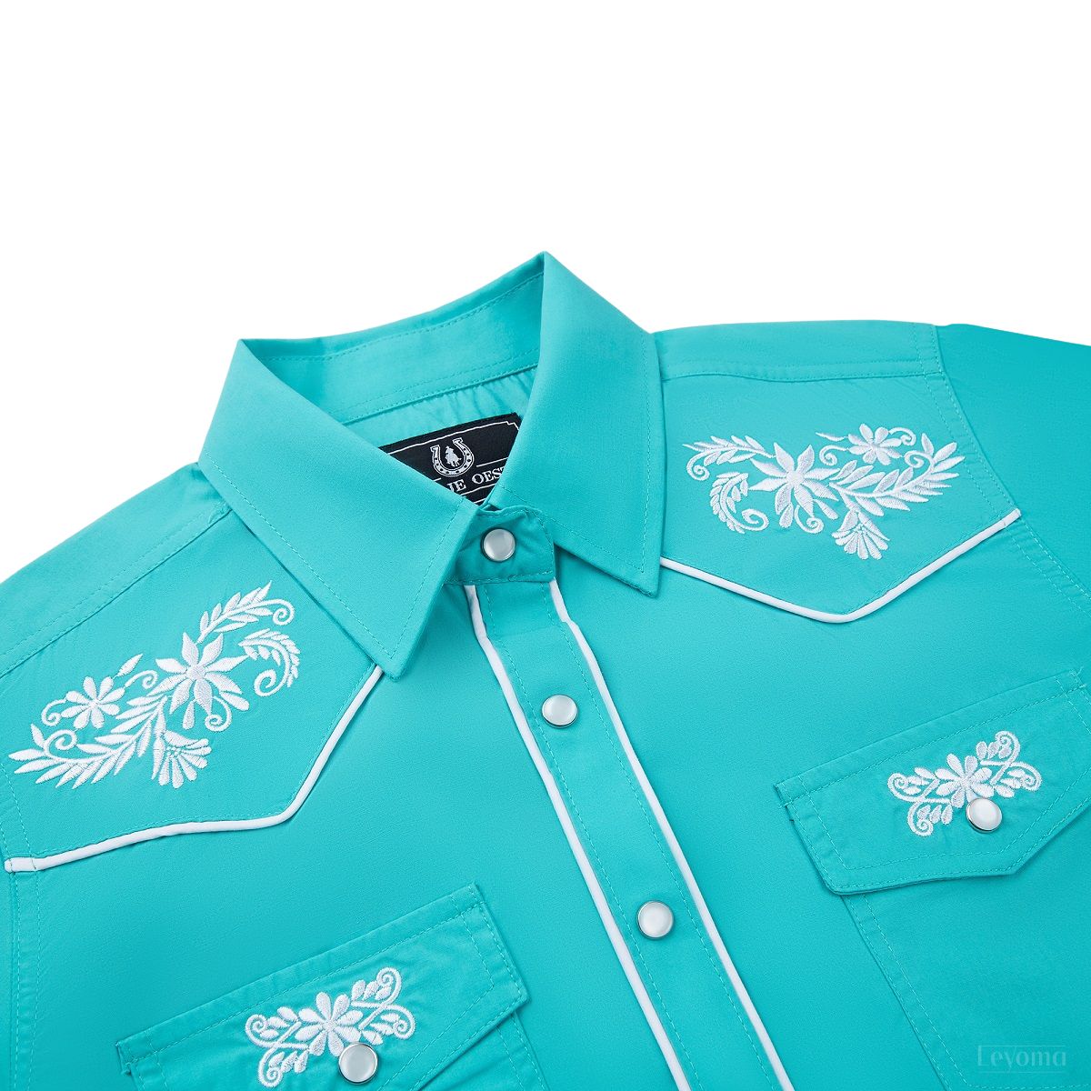 Women's Oasis Dream Embroidered Western Pearl Snap Shirt