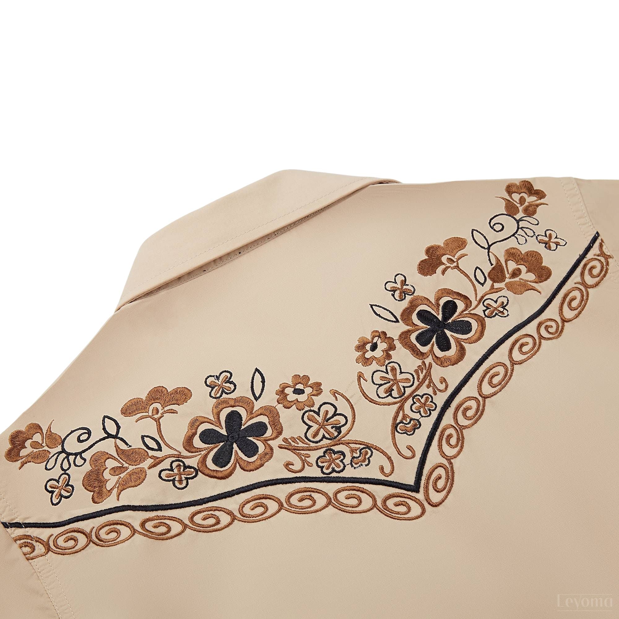 Women's Wildflower Embroidered Western Pearl Snap Shirt