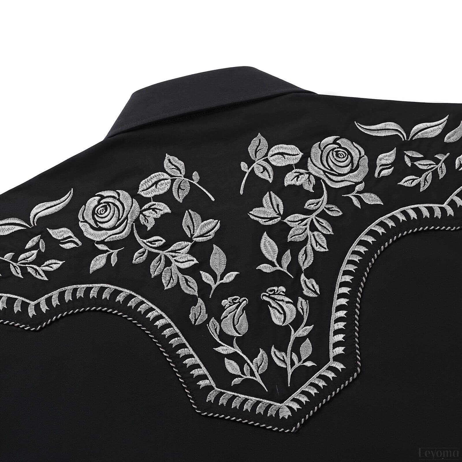 Prairie Wind Men's Embroidered Western Pearl Snap Shirt